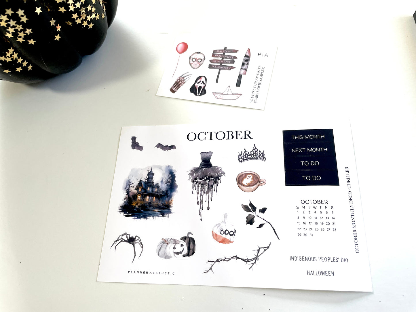 OCTOBER MONTHLY DECO - THRILLER