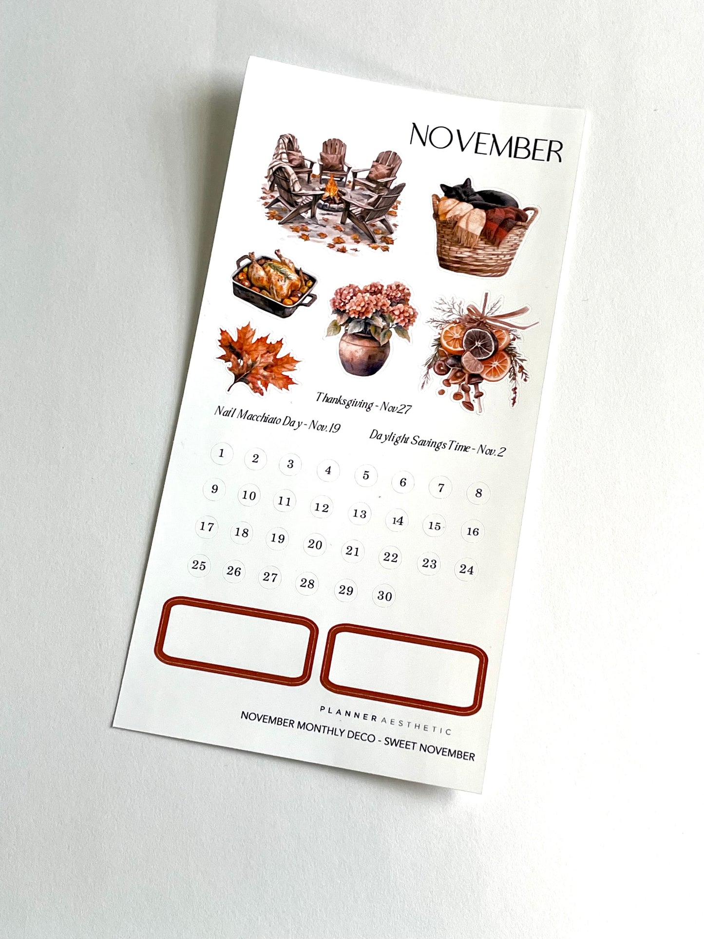 NOVEMBER MONTHLY DECO - SWEET NOVEMBER