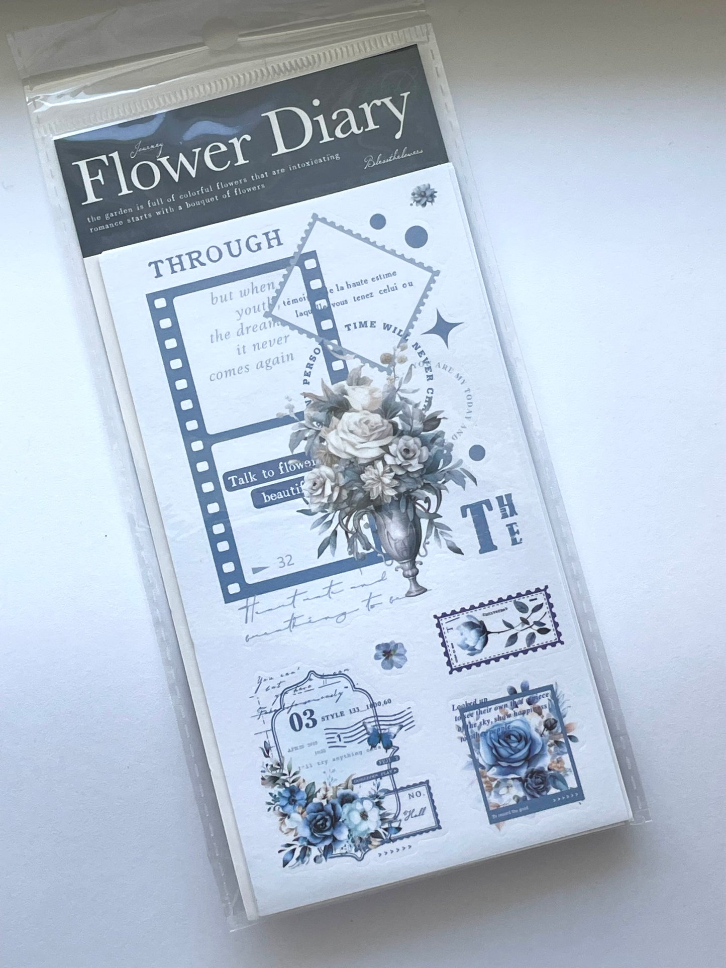 FLOWER DIARY JOURNALING STICKERS