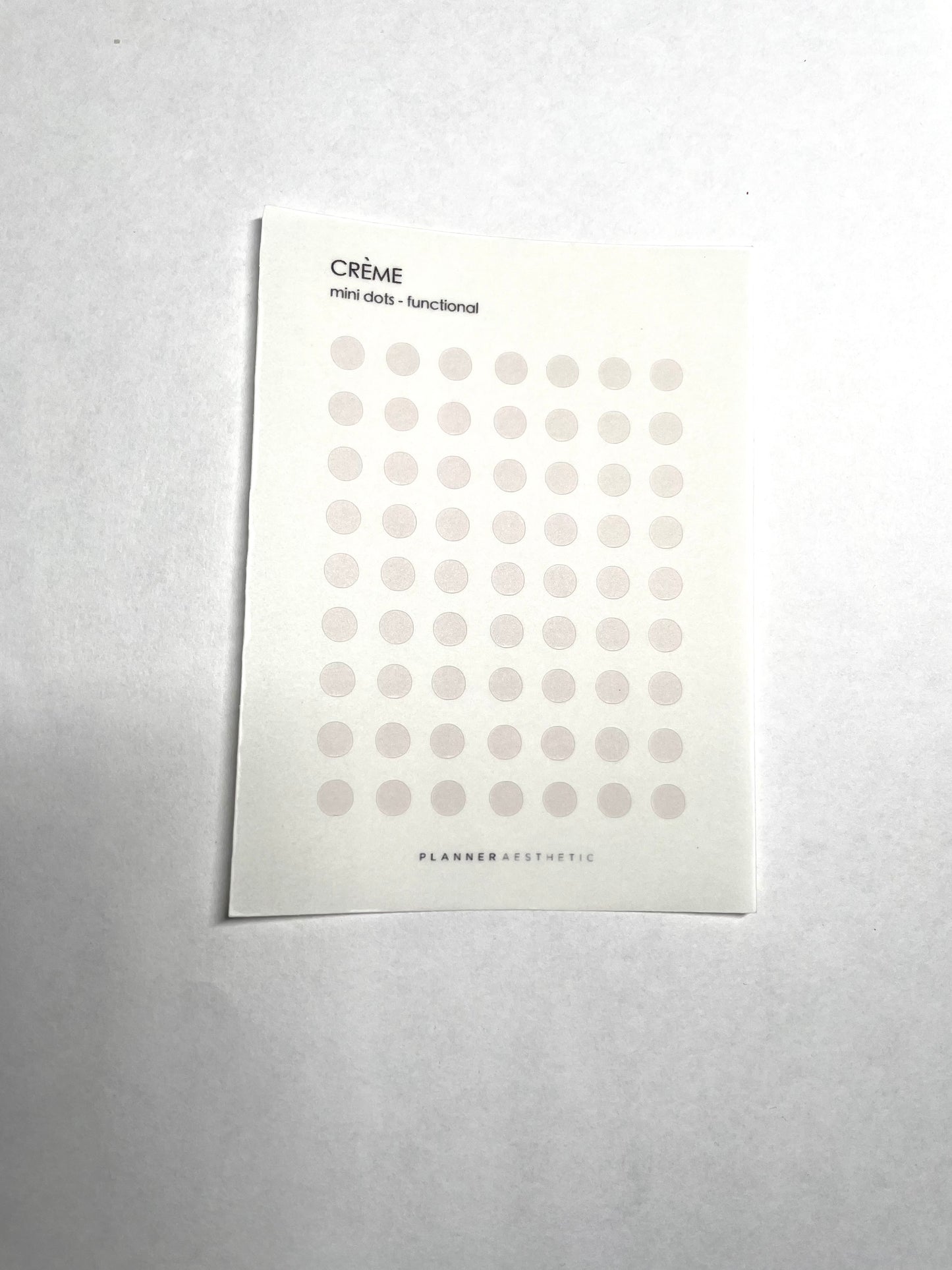 TRANSPARENT MINI DOTS