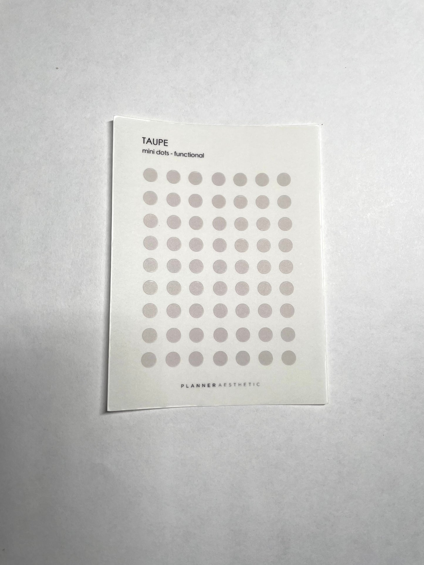 TRANSPARENT MINI DOTS