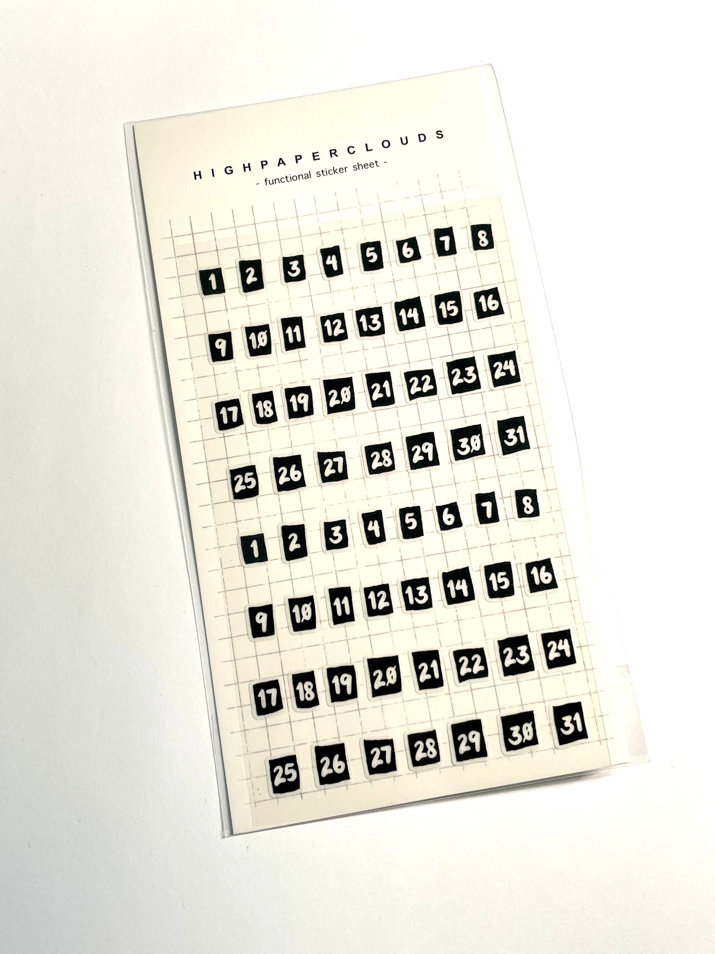 HIGH PAPER CLOUDS DECO STICKERS