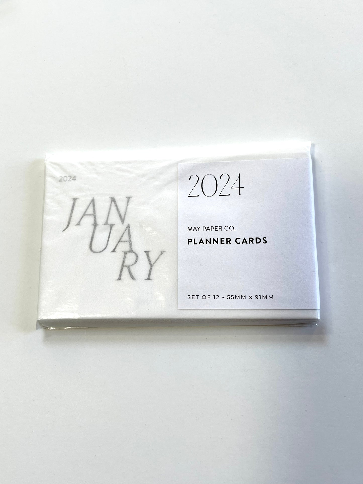 2024 MONTHLY PLANNER CARDS (SET OF 12)