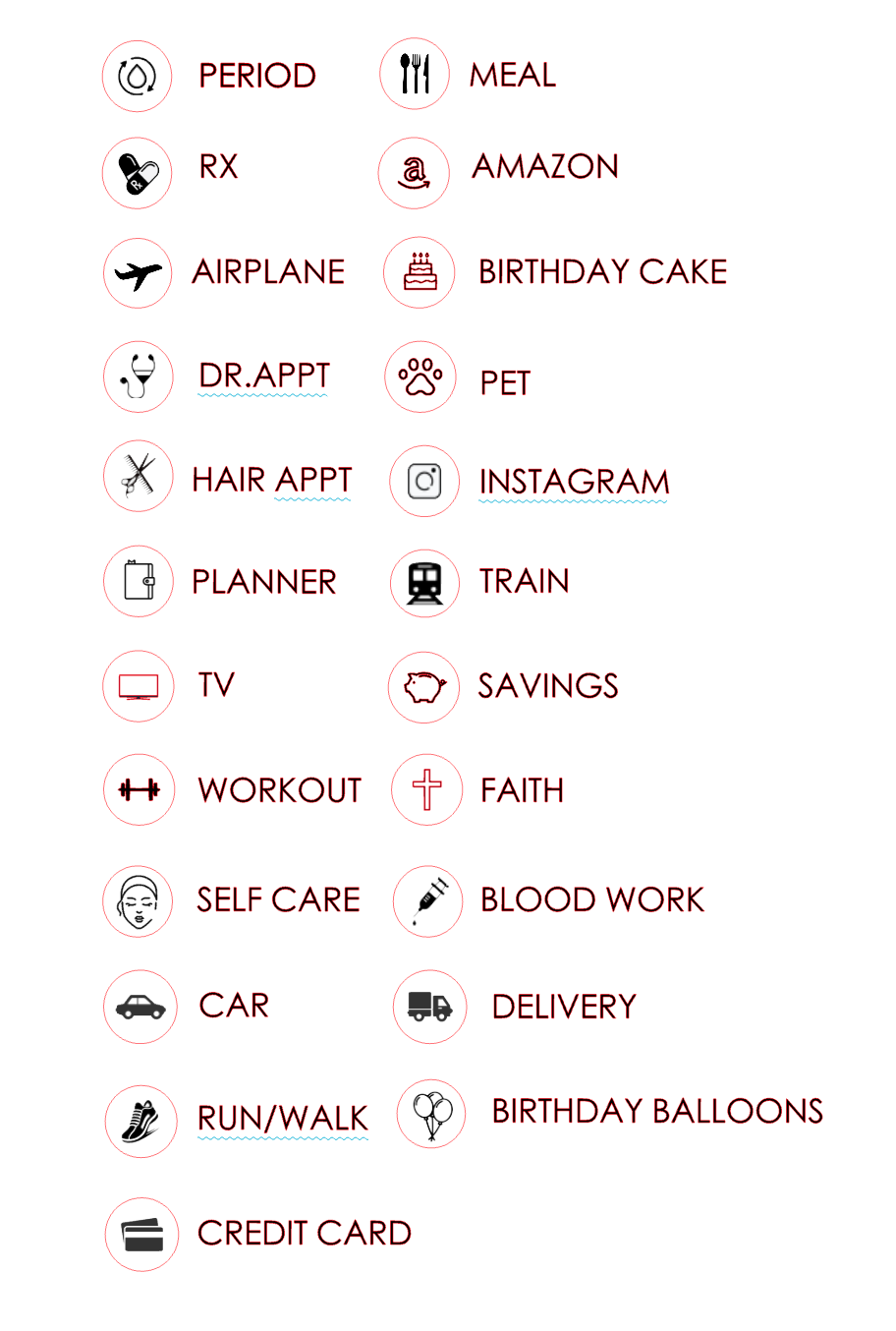 ICON SHEETS