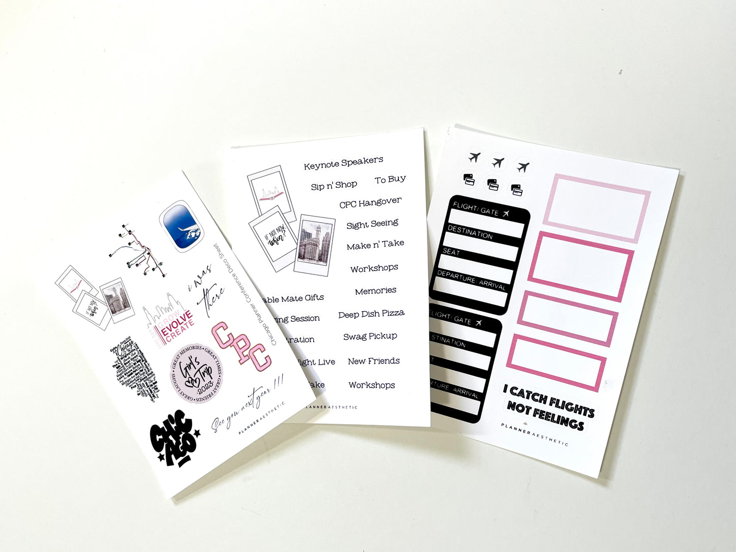 CHICAGO PLANNER CONFERENCE STICKER KIT