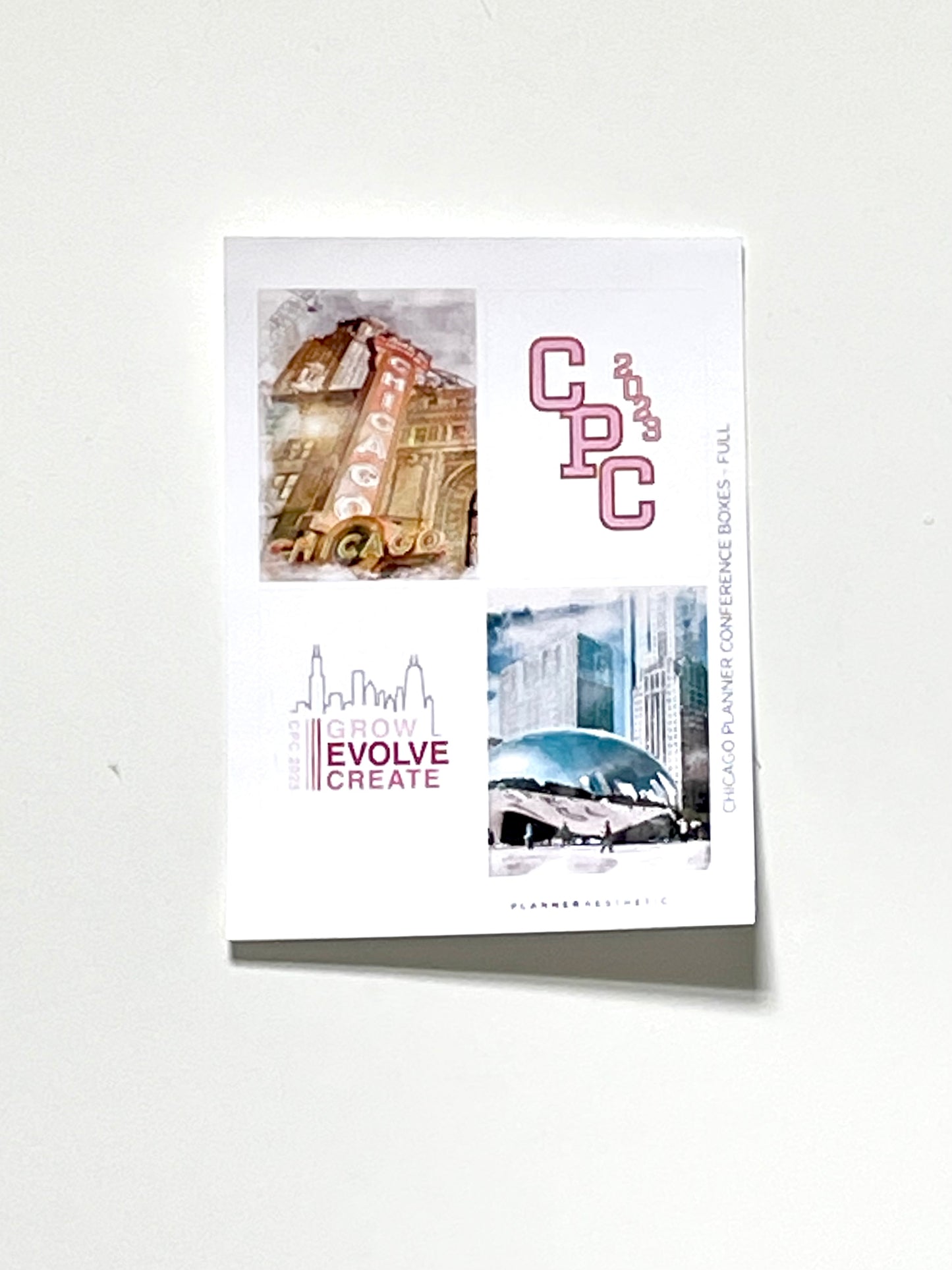 CHICAGO PLANNER CONFERENCE BOXES
