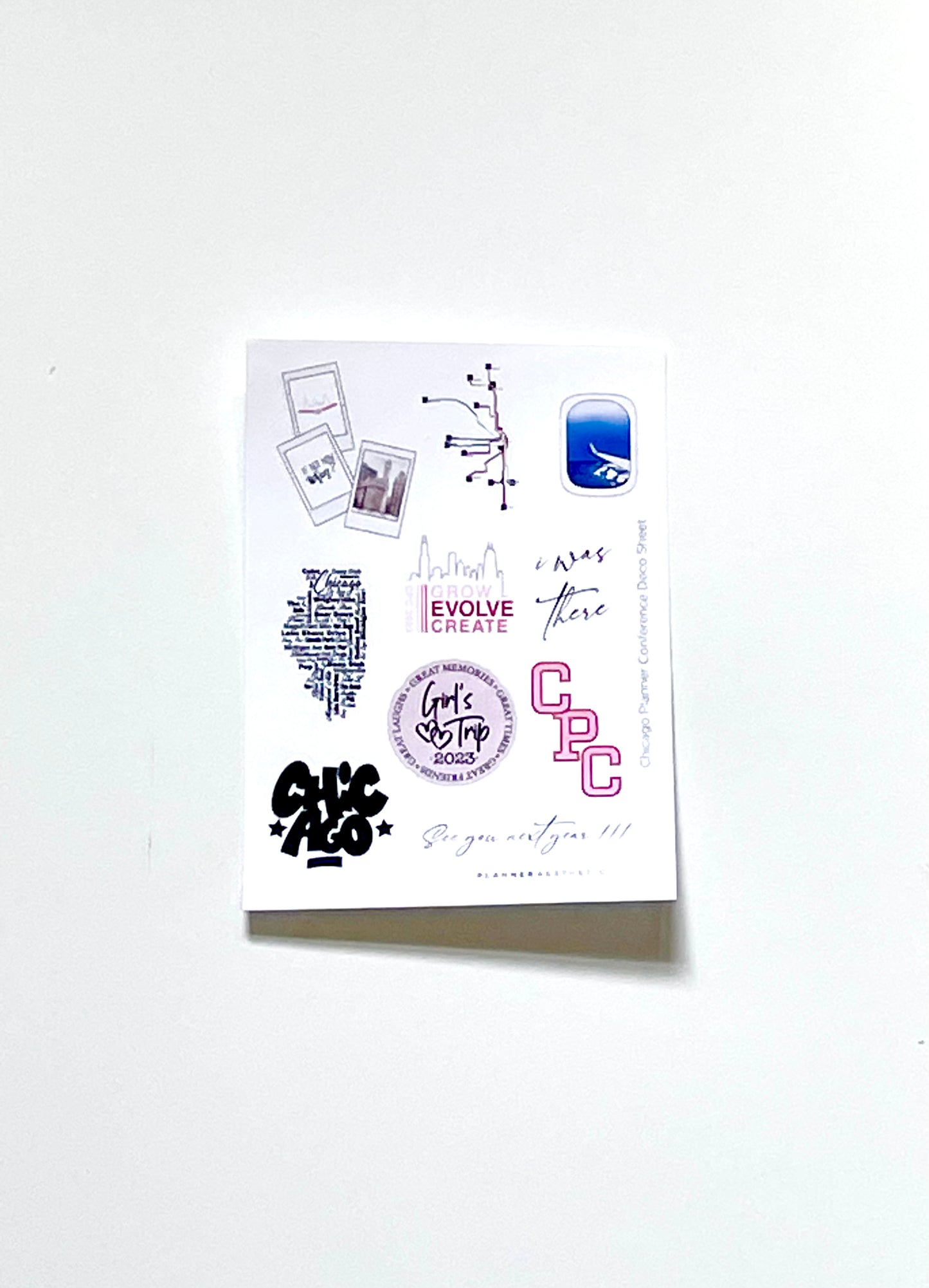 CHICAGO PLANNER CONFERENCE STICKER KIT