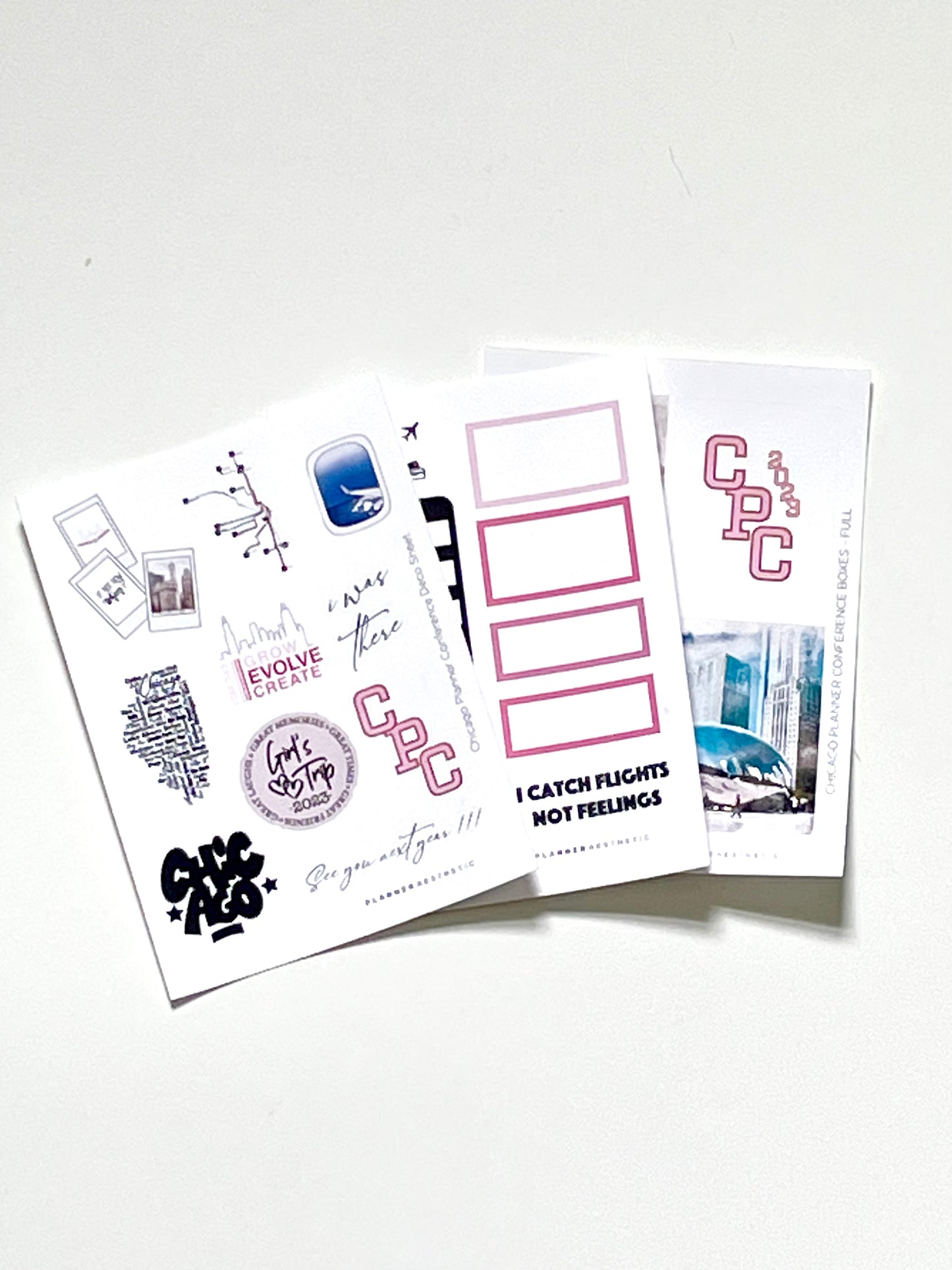 CHICAGO PLANNER CONFERENCE STICKER KIT