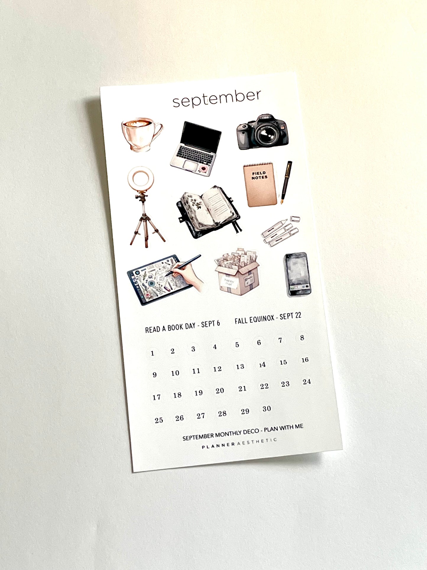SEPTEMBER MONTHLY DECO - PLAN WITH ME