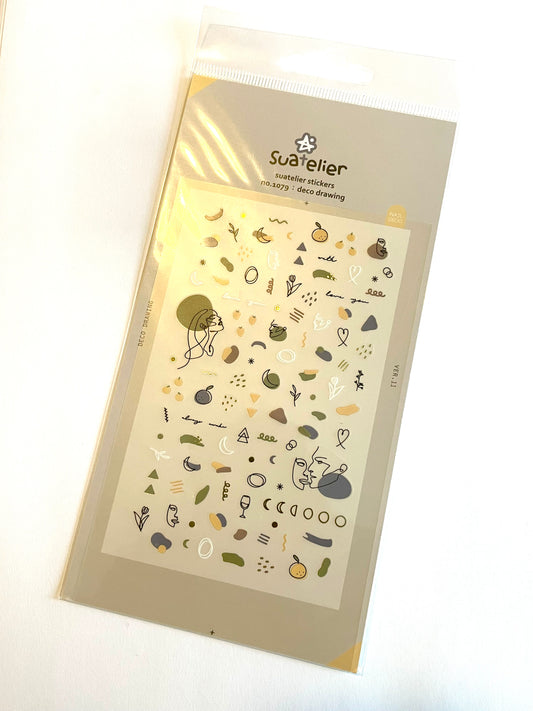 SUATELIER ABSTRACT STICKERS