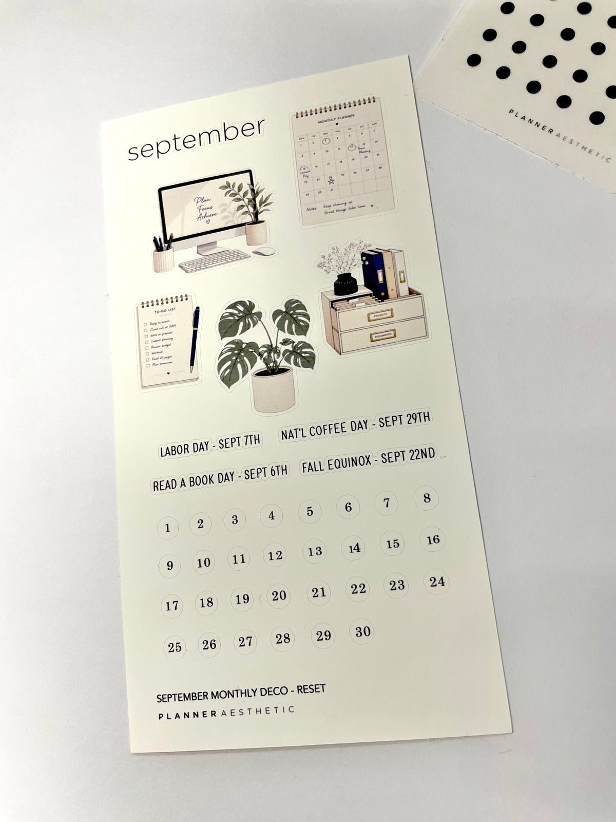 SEPTEMBER MONTHLY DECO - RESET