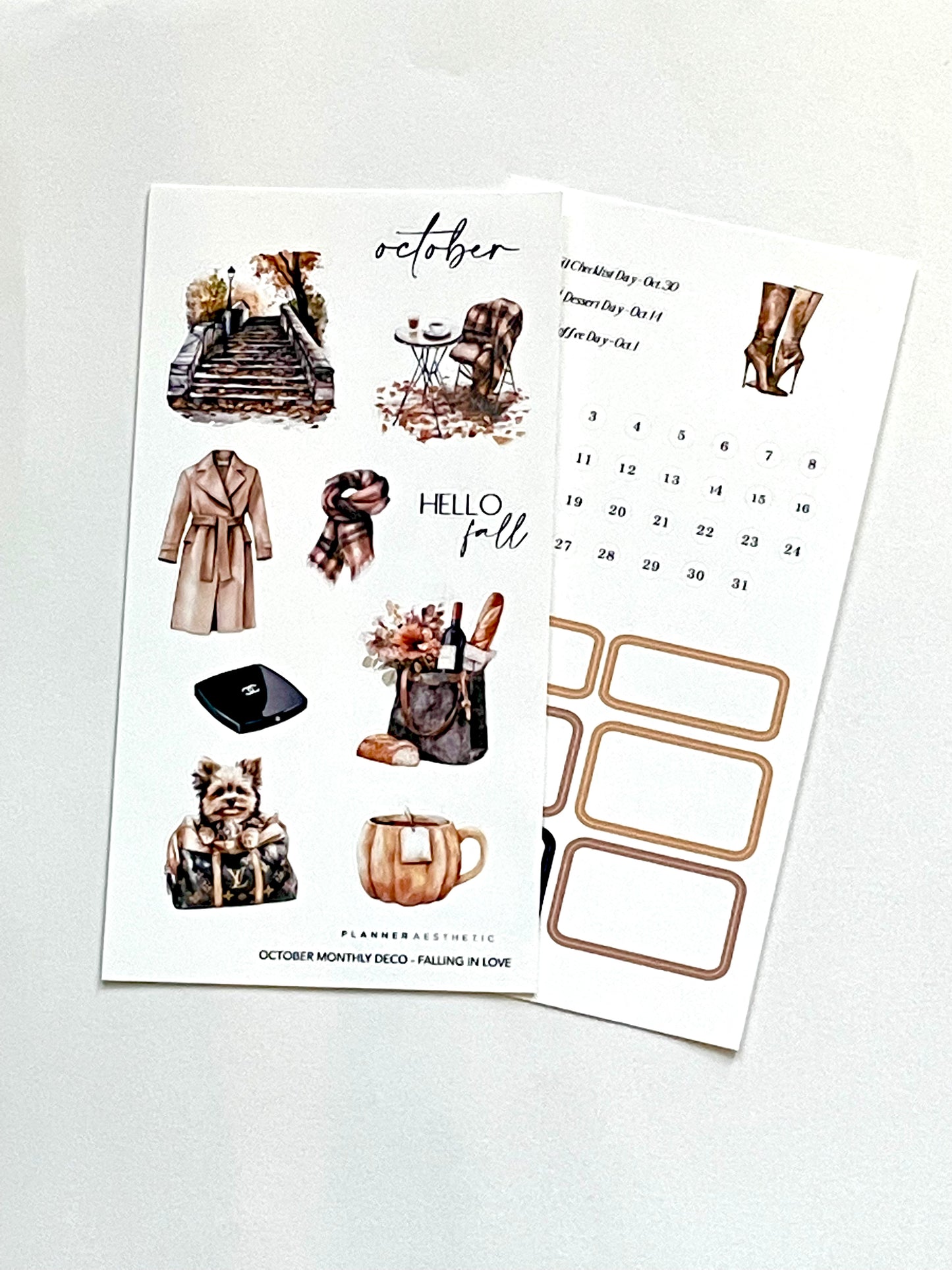 OCTOBER MONTHLY DECO - FALLING IN LOVE