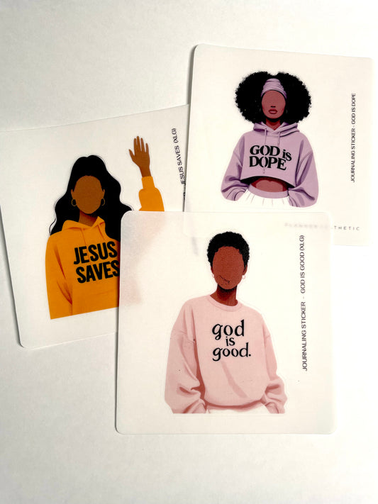 LARGE FAITH JOURNALING STICKERS
