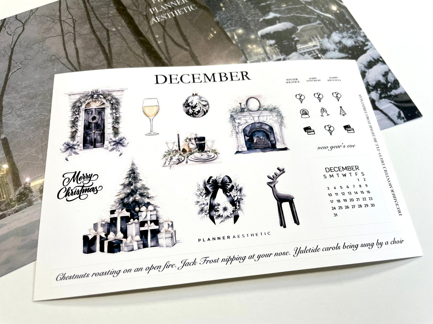 DECEMBER MONTHLY DECO - I'LL BE HOME FOR CHRISTMAS