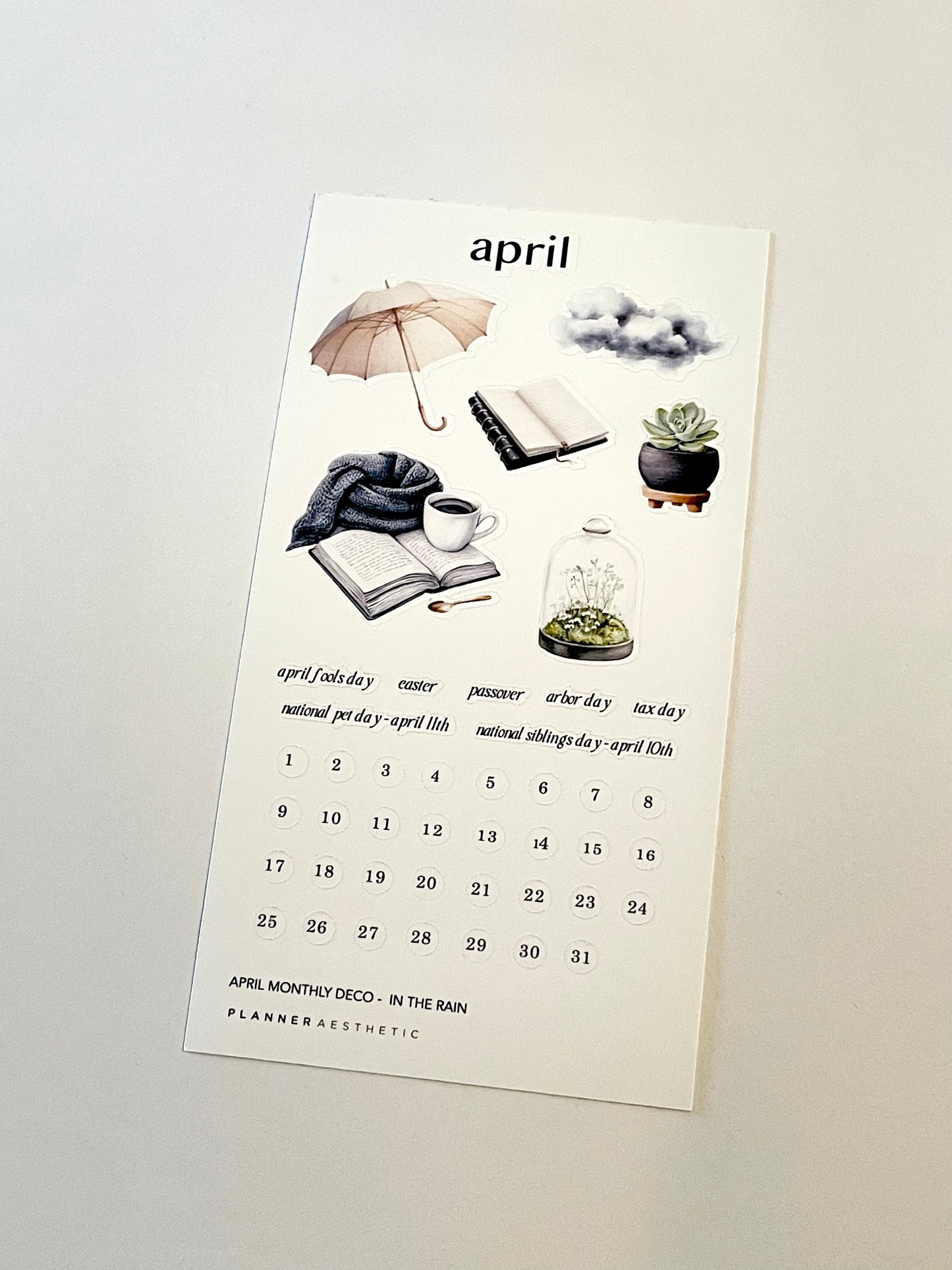 APRIL MONTHLY DECO