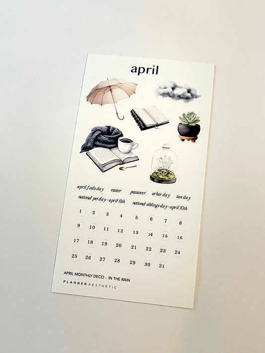APRIL MONTHLY DECO