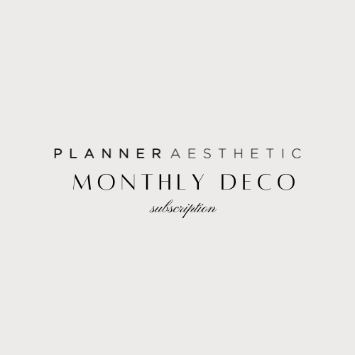 MONTHLY DECO SUBSCRIPTION (PLEASE READ BEFORE PURCHASE)
