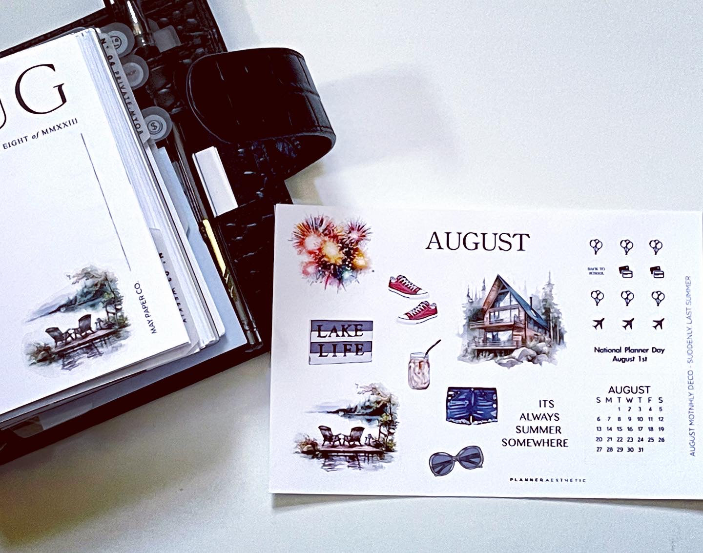 AUGUST MONTHLY DECO - SUDDENLY, LAST SUMMER