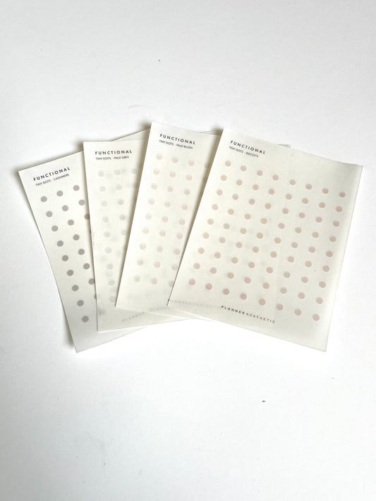 TRANSPARENT TINY DOTS