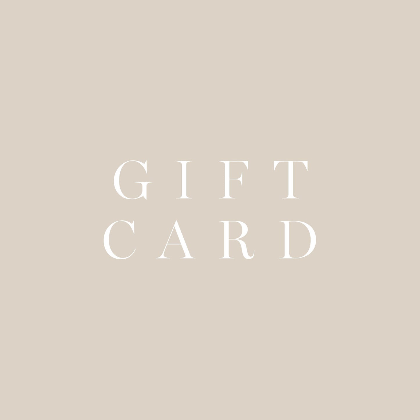 PLANNER AESTHETIC GIFT CARD