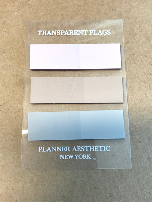 TRANSPARENT FLAGS